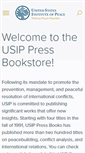 Mobile Screenshot of bookstore.usip.org